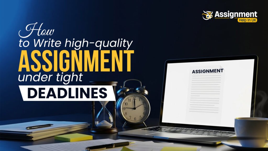 How to Write High-Quality Assignments Under Tight Deadlines